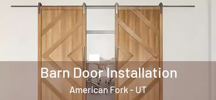Barn Door Installation American Fork - UT
