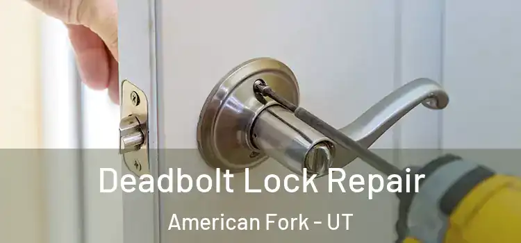  Deadbolt Lock Repair American Fork - UT