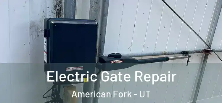 Electric Gate Repair American Fork - UT