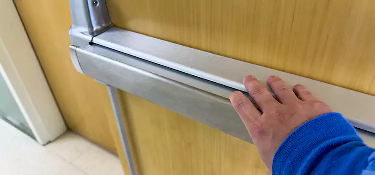 Installing a Push Bar on a Door American Fork