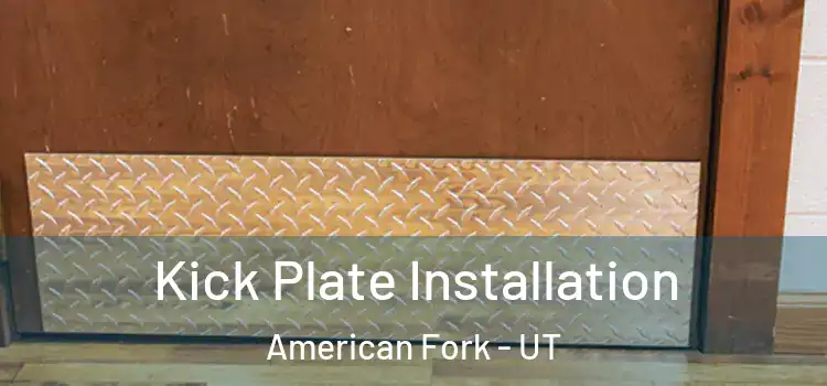 Kick Plate Installation American Fork - UT